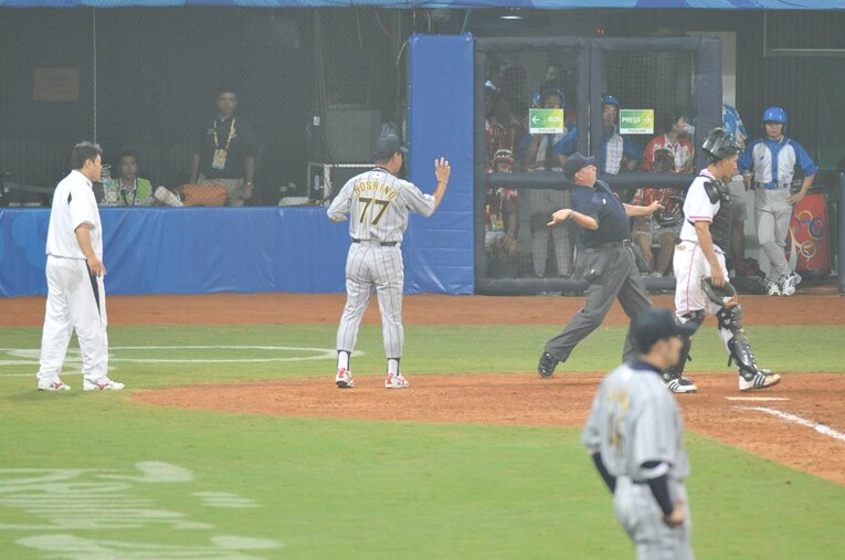 2008年北京五輪のキューバ戦　©Takashi Shimizu