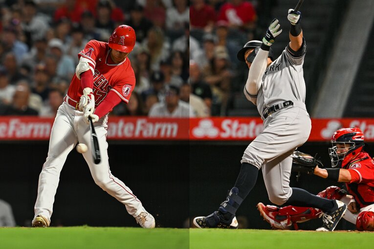 大谷翔平が29号を、ジャッジが50号を放った2022年8月29日の“MVP対決”　©Nanae Suzuki