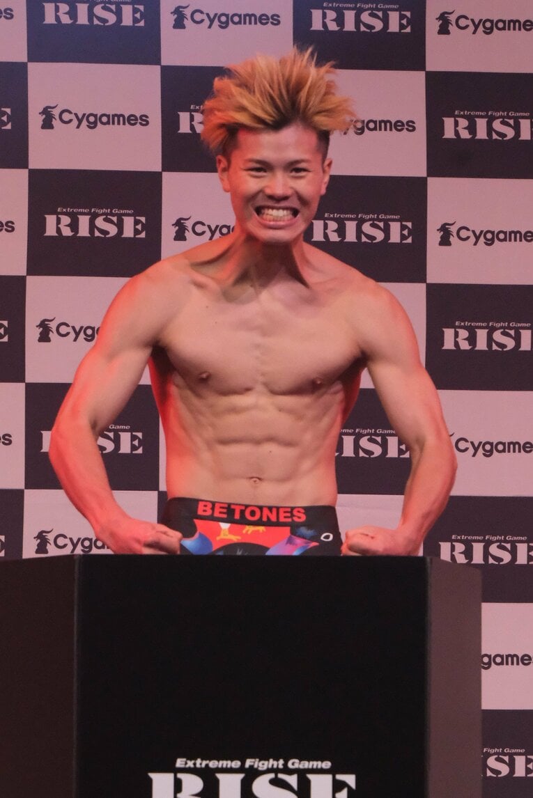 前日軽量の様子　©Norihiro Hashimoto