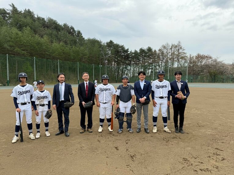 【盛岡白百合学園】野球部の様子　©Yuji Yanagawa