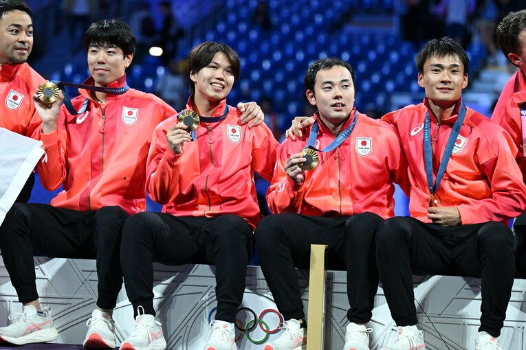 男子フルーレ団体決勝戦　©Naoya Sanuki/JMPA