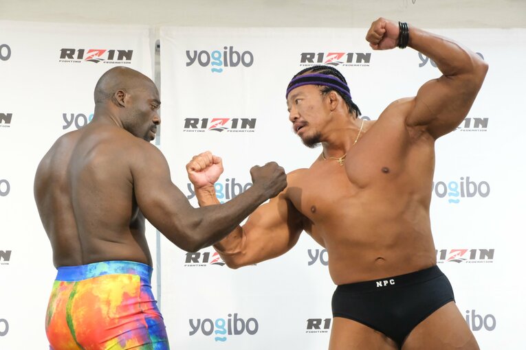 対戦相手の北村は、110kgを超える巨漢　©Norihiro Hashimoto