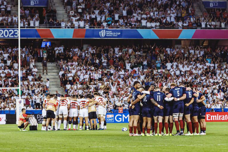 結果的に12-34で敗れたイングランド戦　©︎Kiichi Matsumoto