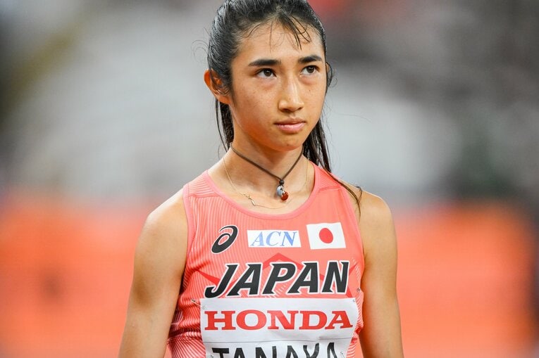 予選落ちに終わった1500mの後に調子を上げ、5000mでは決勝進出した田中　©Nanae Suzuki