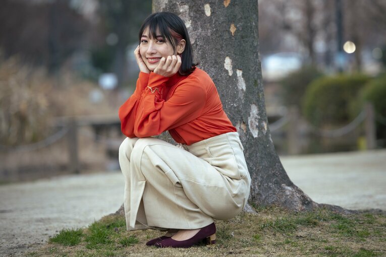 「芸能人に何ができる」批判も…大河出演女優・向後桃が辿り着いた“約束の地”「私はスターダムでプロレスがしたい」《特別グラビア》(13)