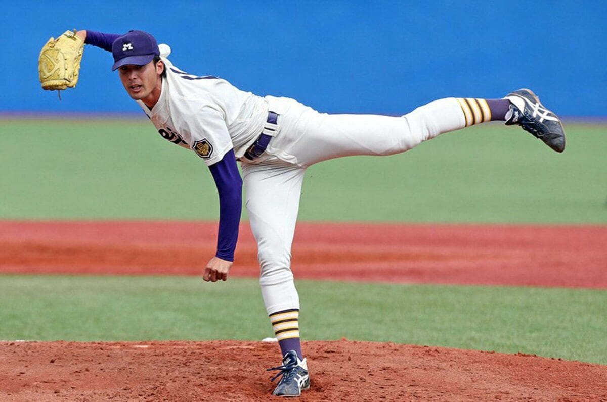 ドラフト1位候補の直球と“精緻さ”。受けて分かった上原健太の「強み