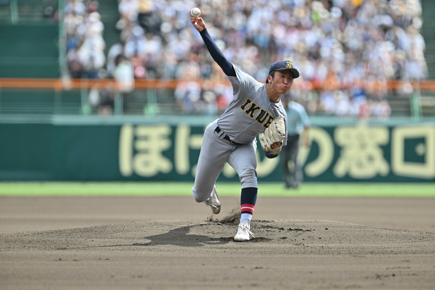 中学時代は130km台だった球速も150kmオーバーに成長　©Hideki Sugiyama