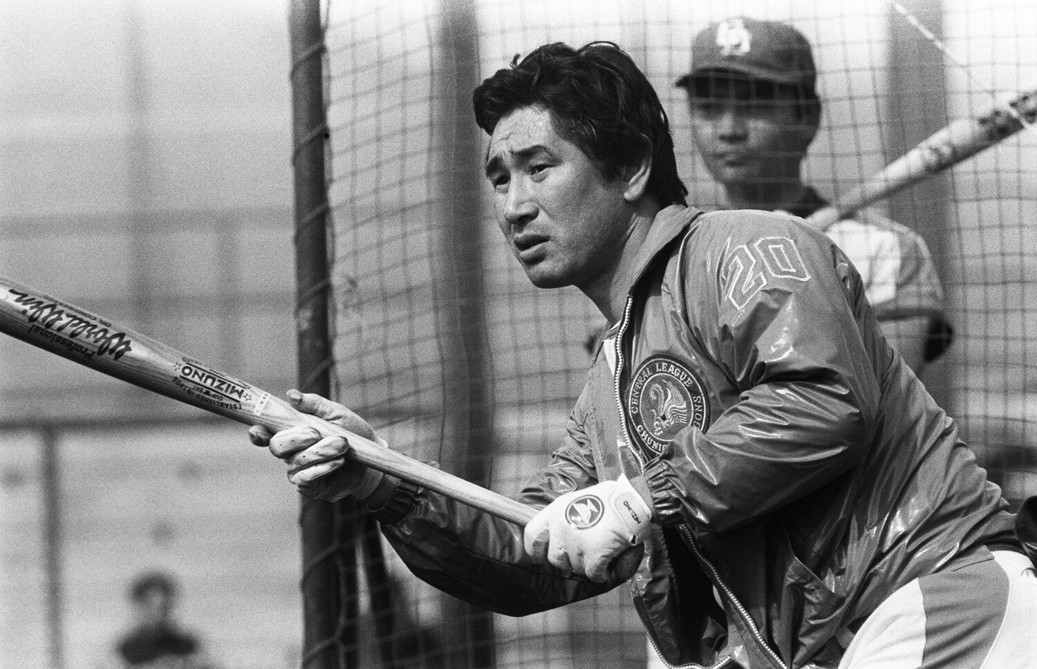 現役時代の星野仙一。先代店主と星野の交流は40年ほど前に遡ると言う　©JIJI PRESS