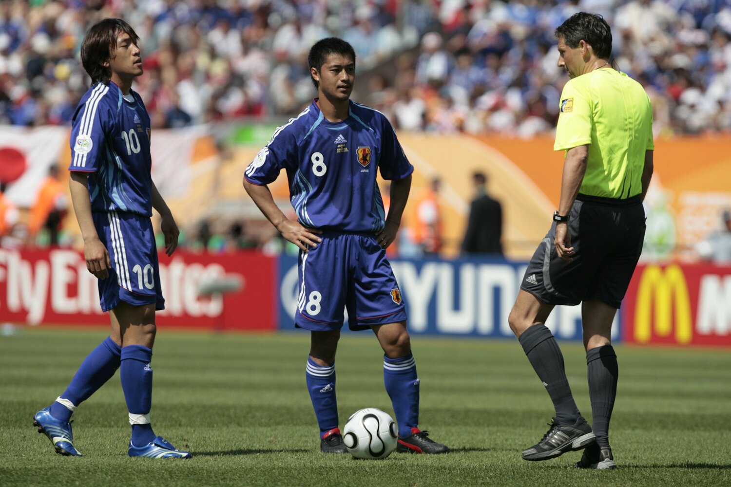 2002年、2006年と2度のW杯を経験した小笠原。その経験は海外生活でも役立ったという　©︎JMPA