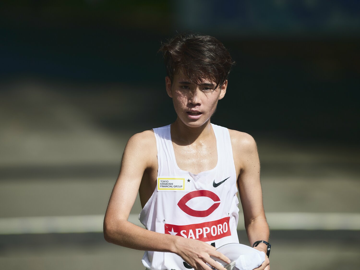 箱根予選会でチーム1位、全体17位の走りを見せた白川陽大（3年）。全日本は発熱があったため欠場した　©Yuki Suenaga