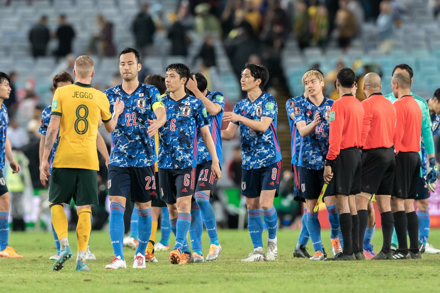 3月に行われたアジア最終予選、対オーストラリア戦にて　©Getty Images