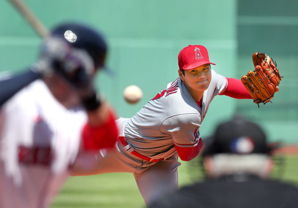レッドソックス戦で3勝目を挙げた大谷 ©Getty Images