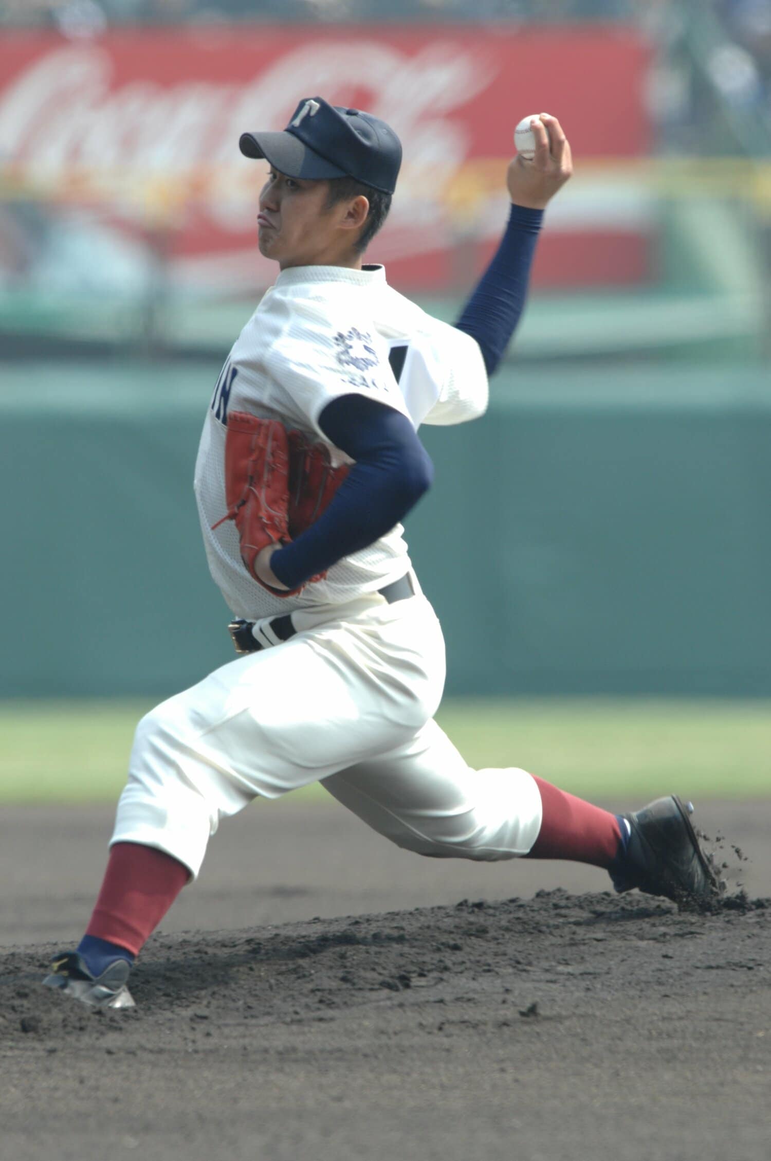 1年夏の甲子園に早々に出場した中田　©Shigeru Tanaka