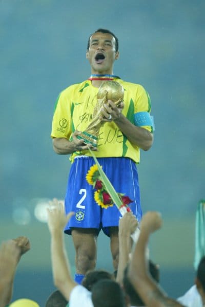 2002年のW杯日韓大会にはキャプテンとして全試合に出場し、優勝の原動力となった　©JMPA