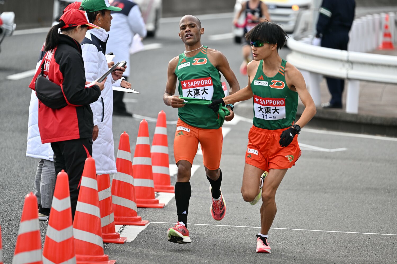 ワンジルのブレーキでチームは一時シード権獲得が危機的状況に ©Naoya Sanuki