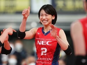 夫・西田有志（23歳）の素顔を明かした古賀紗理那（26歳）。ともに日本代表、トップアスリート同士の結婚発表は話題となった