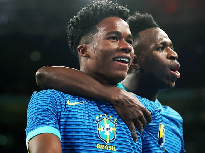 17歳で118億円移籍…“マドリーがホレた宝石”エンドリッキとは何者か「YouTubeきっかけで名門入り」「ブラジル代表で衝撃の2戦連発」＜Number Web＞ photograph by Catherine Ivill/Getty Images