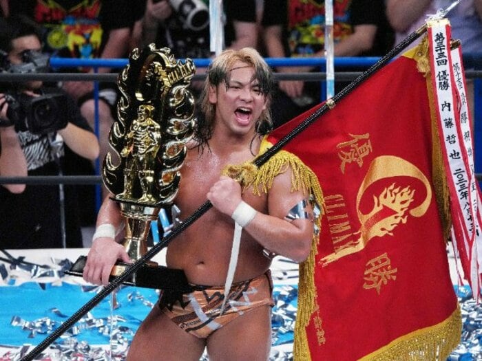 大岩陵平27歳の「古くて新しいプロレス」は、なぜ熱狂を生んだ？ 磨き抜いた“古典的で一番効果的な技”「これがオレのプロレスだ」G1優勝に天山広吉も涙＜Number Web＞ photograph by Essei Hara