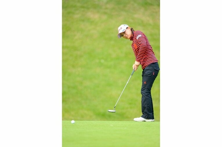 2013年の横峯©BUNGEISHUNJU