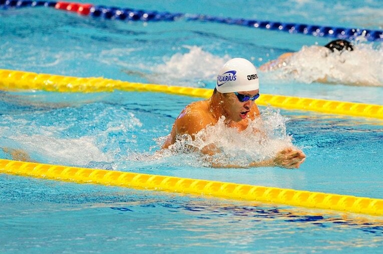 北島康介の平泳ぎ©Takuya Sugiyama