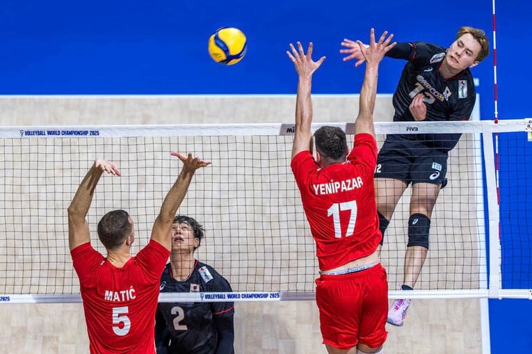 バレーボール世界選手権・トルコ戦　©︎Volleyball World