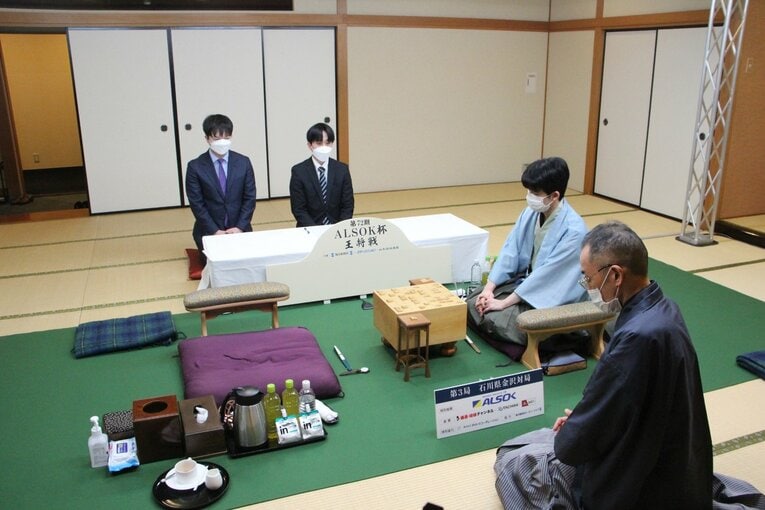 王将戦第3局　©日本将棋連盟