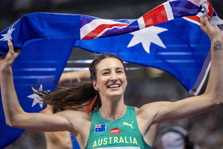 世界陸上で初の金メダルを獲得したオリスラガース　©Getty Images