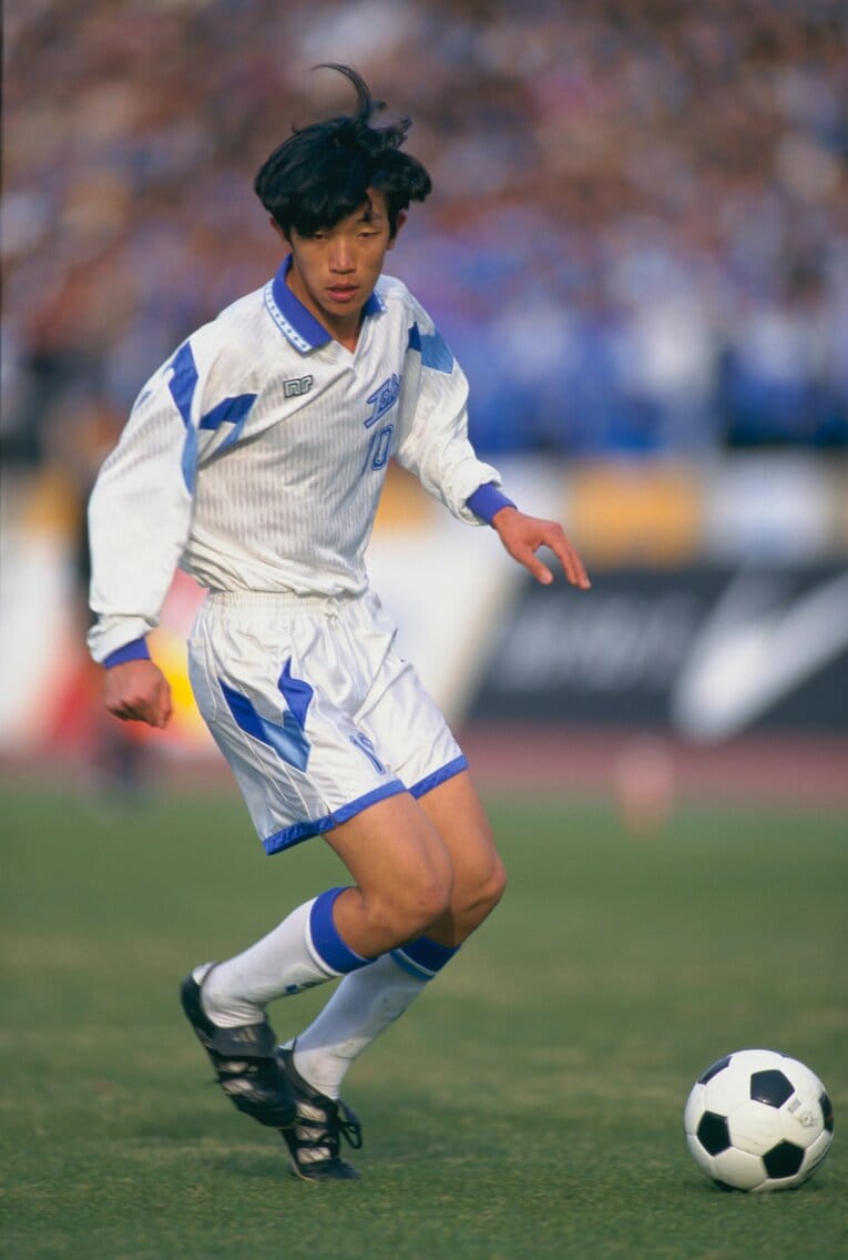 桐光学園高校時代の中村俊輔　©Sports Graphic Number