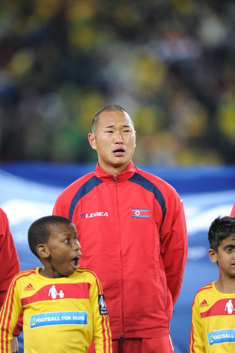北朝鮮代表FW鄭大世（2010年南アフリカW杯）©︎JMPA