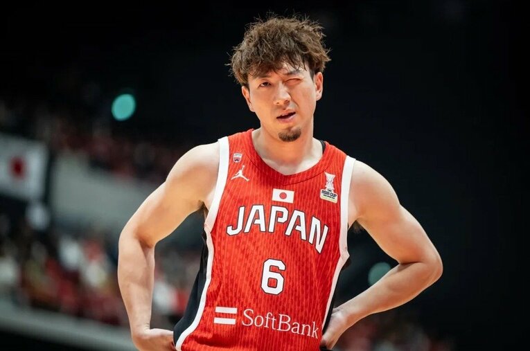 アジア杯予選2連戦で「最後の日本代表の活動のつもり」との意向を示した比江島慎（34歳）。2012年の代表選出以降、長らく主力として戦ってきた　©FIBA