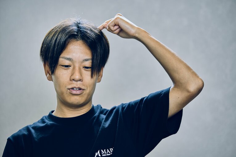 頭痛がおさまり、走ってみると感覚が術前と全く違った　©Kiichi Matsumoto