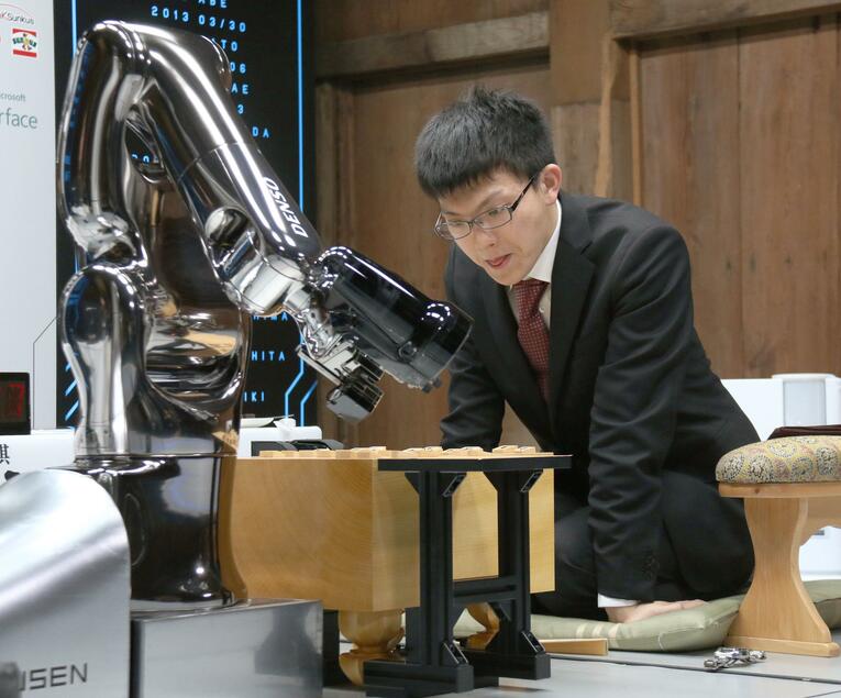 2015年、電王戦に挑んだ永瀬。その圧倒ぶりはいまでも語り草に　©KYODO