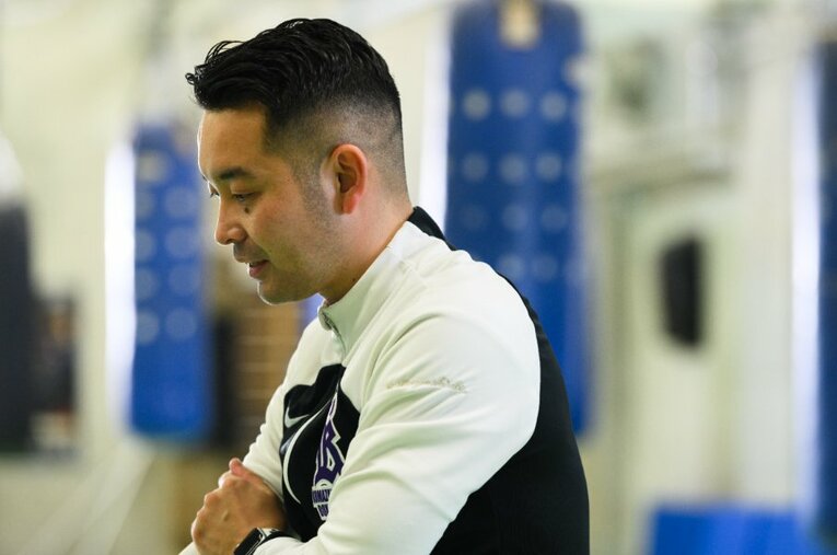 「僕は早熟でした」と自身の現役時代を振り返る林田太郎。アマチュアボクシングで日本のトップに立ったが、プロの道に進むことはなかった ／ photograph by Hirofumi Kamaya