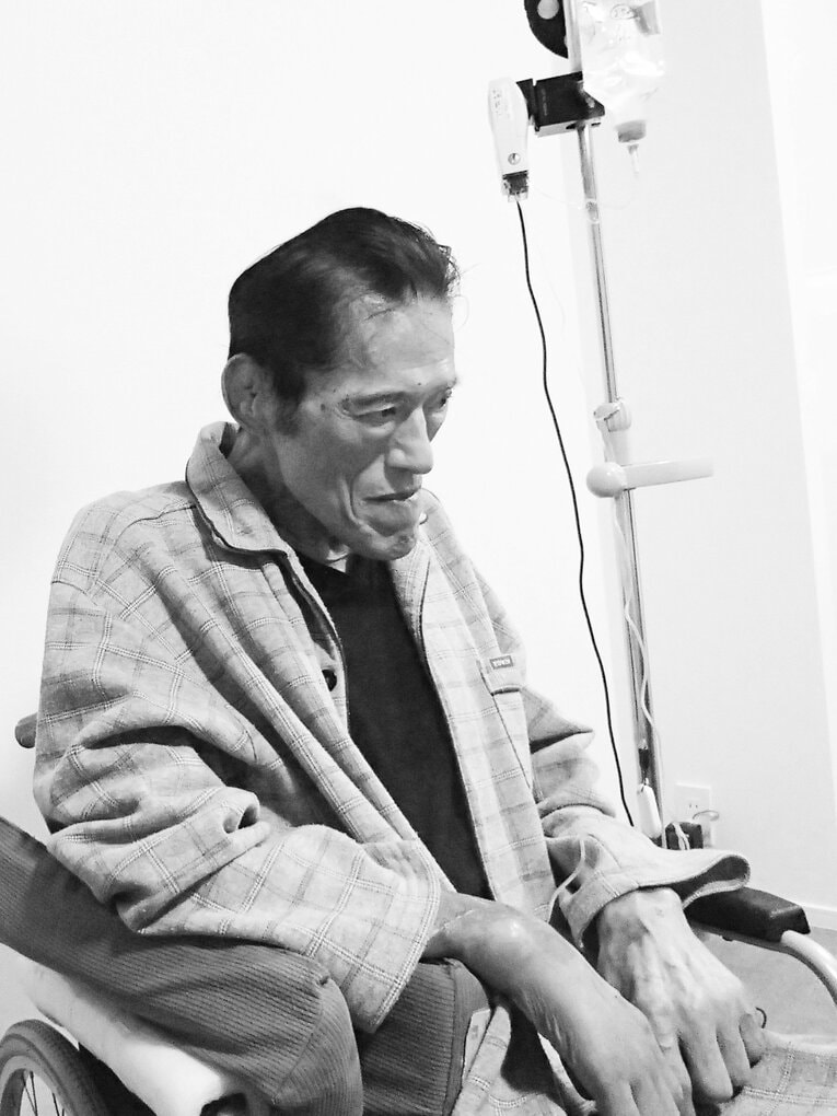 9月27日、亡くなる4日前のアントニオ猪木