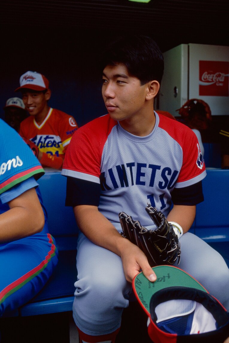 近鉄時代の野茂英雄　©︎BUNGEI SHUNJU