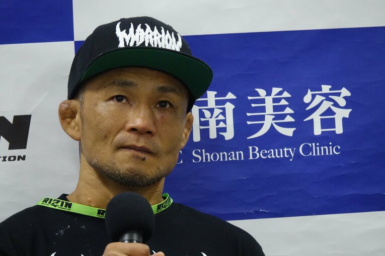 43歳のBJ（本名：小島伸一）は、自身7年ぶりの試合で村元友太郎に敗れた　©Koji Fuse