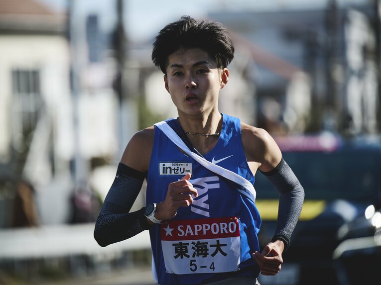 4区を走った主将の本間は現役を引退する　©Yuki Suenaga