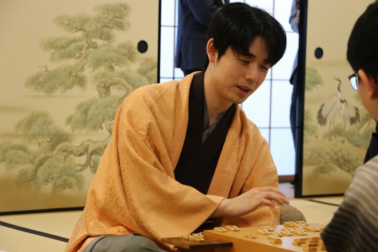 王将戦第7局の様子（写真は右に続きます）　©Shintaro Okawa