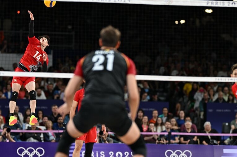 石川祐希（パリ五輪 ドイツ戦）©︎Naoya Sanuki/JMPA