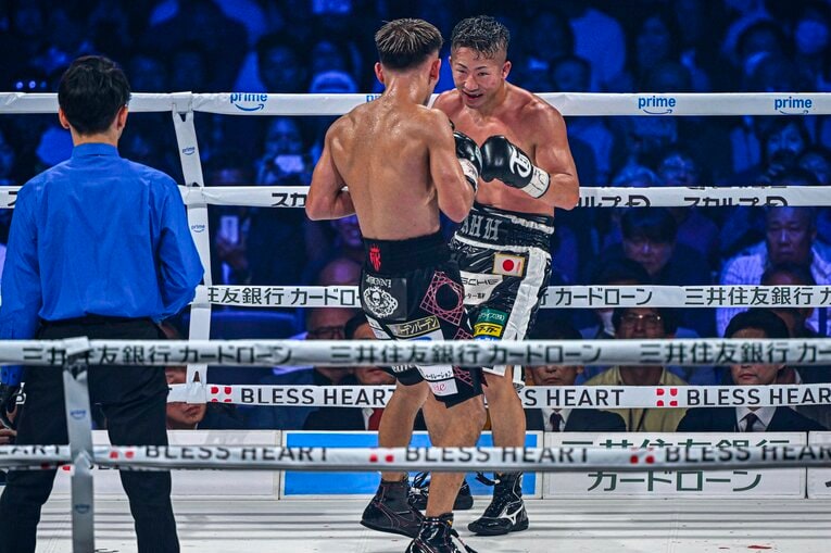 井上拓真vs.堤聖也（WBA世界バンタム級タイトルマッチ）©Takuya Sugiyama