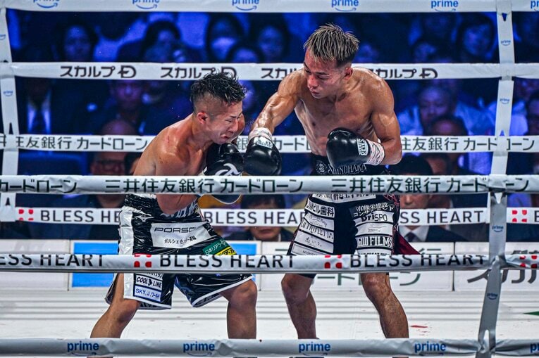 井上拓真vs.堤聖也（WBA世界バンタム級タイトルマッチ）©Takuya Sugiyama