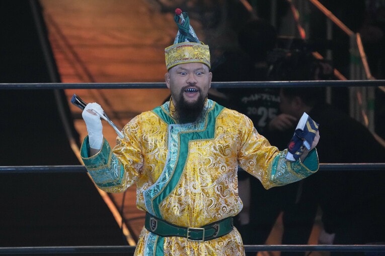 ウルフアロンを「かわいがってやる」と投稿したことがあるグレート-O-カーン　©Essei Hara