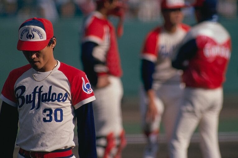 元近鉄バファローズの加藤哲郎　©Makoto Kenmizaki