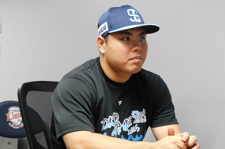 技術の進化について語る平良　©NumberWeb