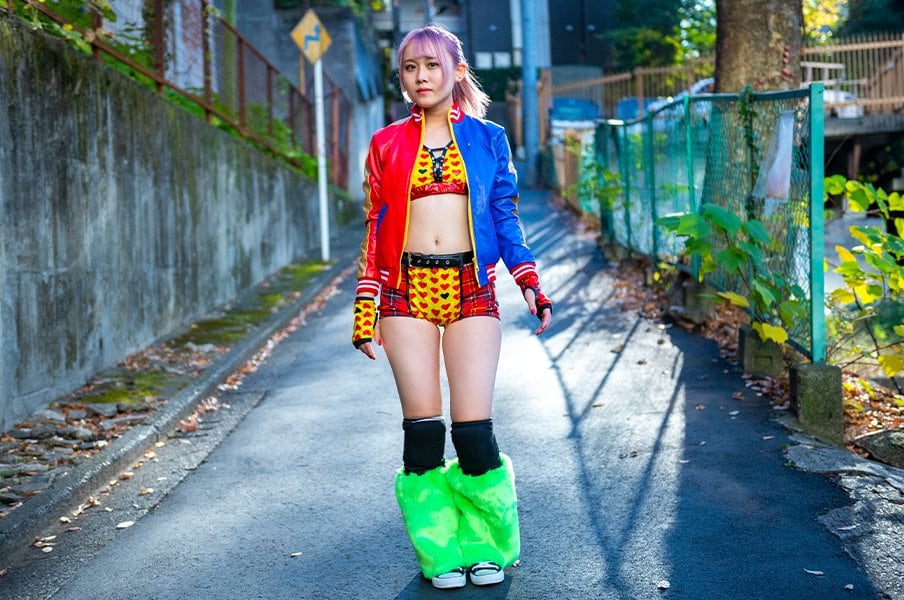 「ユートピアみたいな世界」現役慶應大生の“女子レスラー”無村架純が語る学生プロレスの価値《特別フォトインタビュー》<Number Web> photograph by Takuya Sugiyama