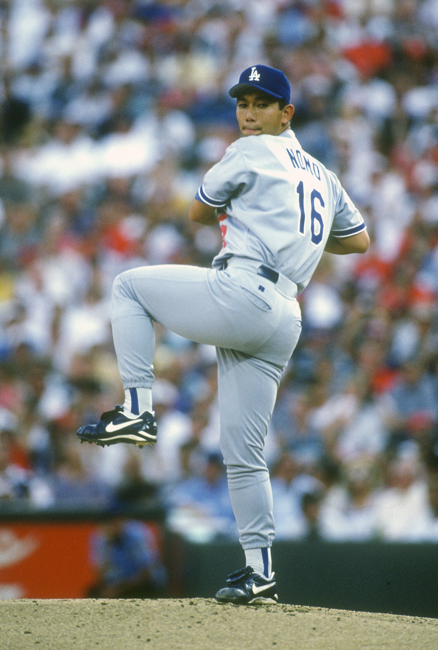 1995年オールスターでの投球　©Getty Images