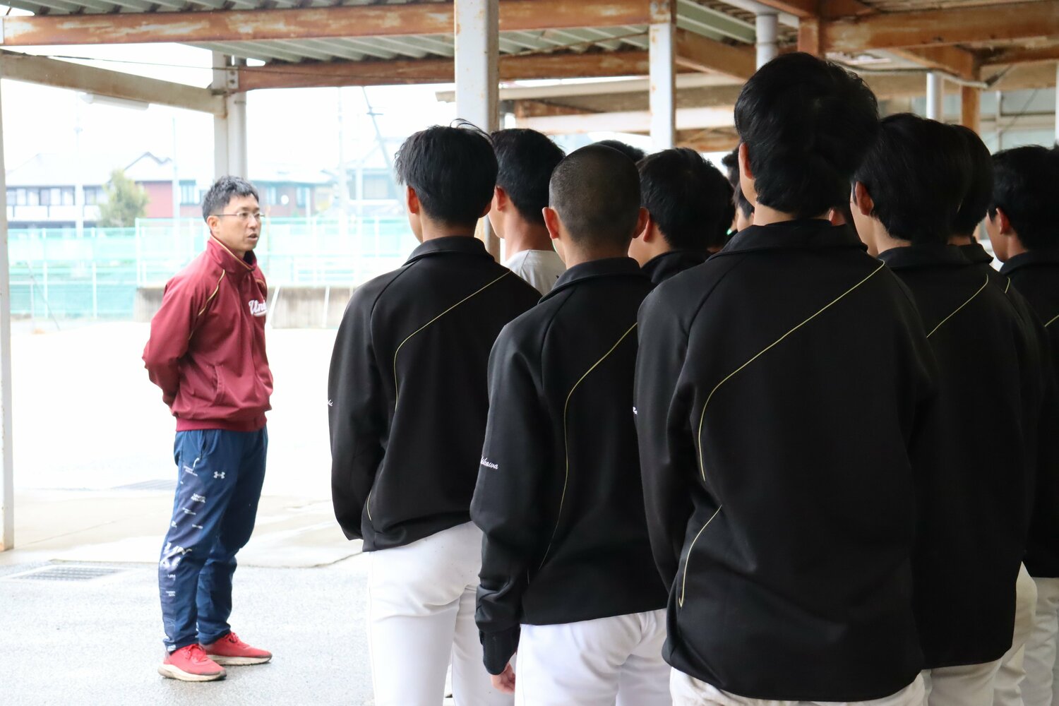 少子化の中でも1学年15人程度の部員がいるという　©Genki Taguchi