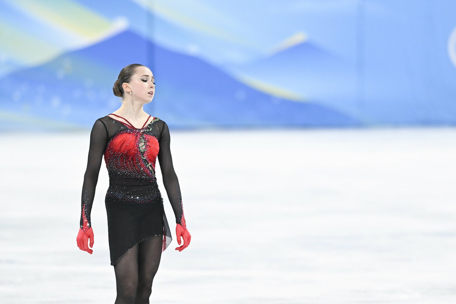 北京五輪の女子フィギュアスケートで金メダル候補筆頭だったロシアのカミラ・ワリエワ。しかし、ドーピング疑惑が持ち上がった ©Asami Enomoto/JMPA