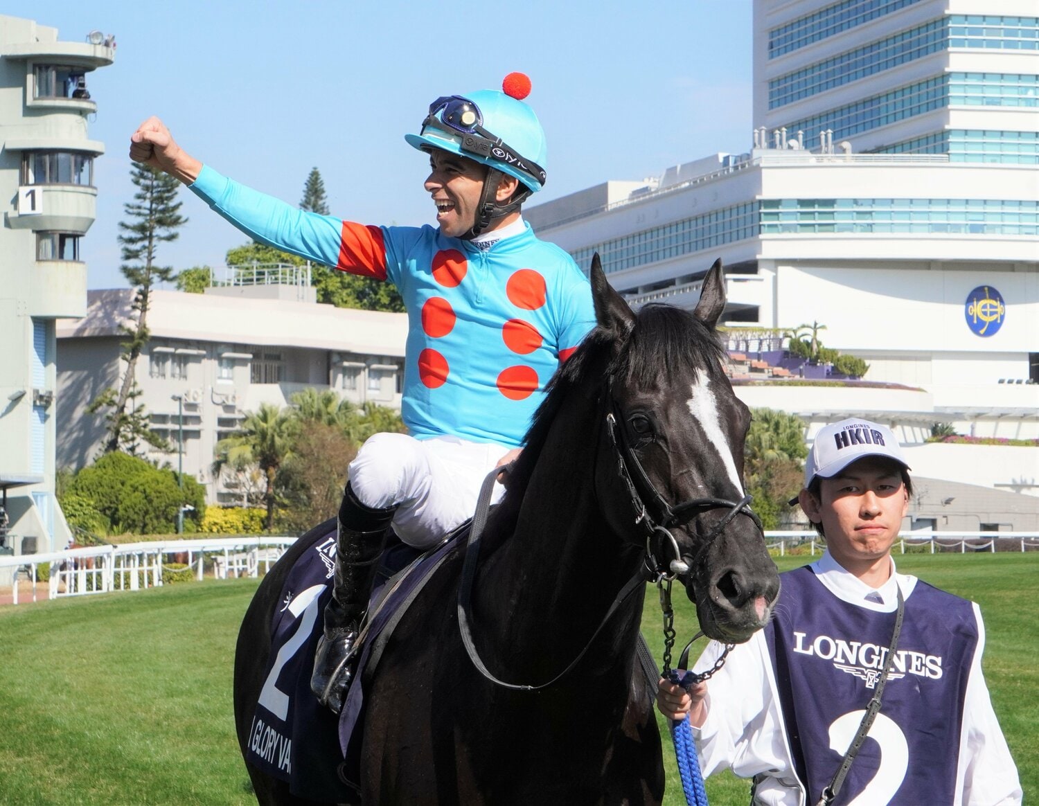 19年に香港ヴァーズを制した際のグローリーヴェイズ ©Satoshi Hiramatsu