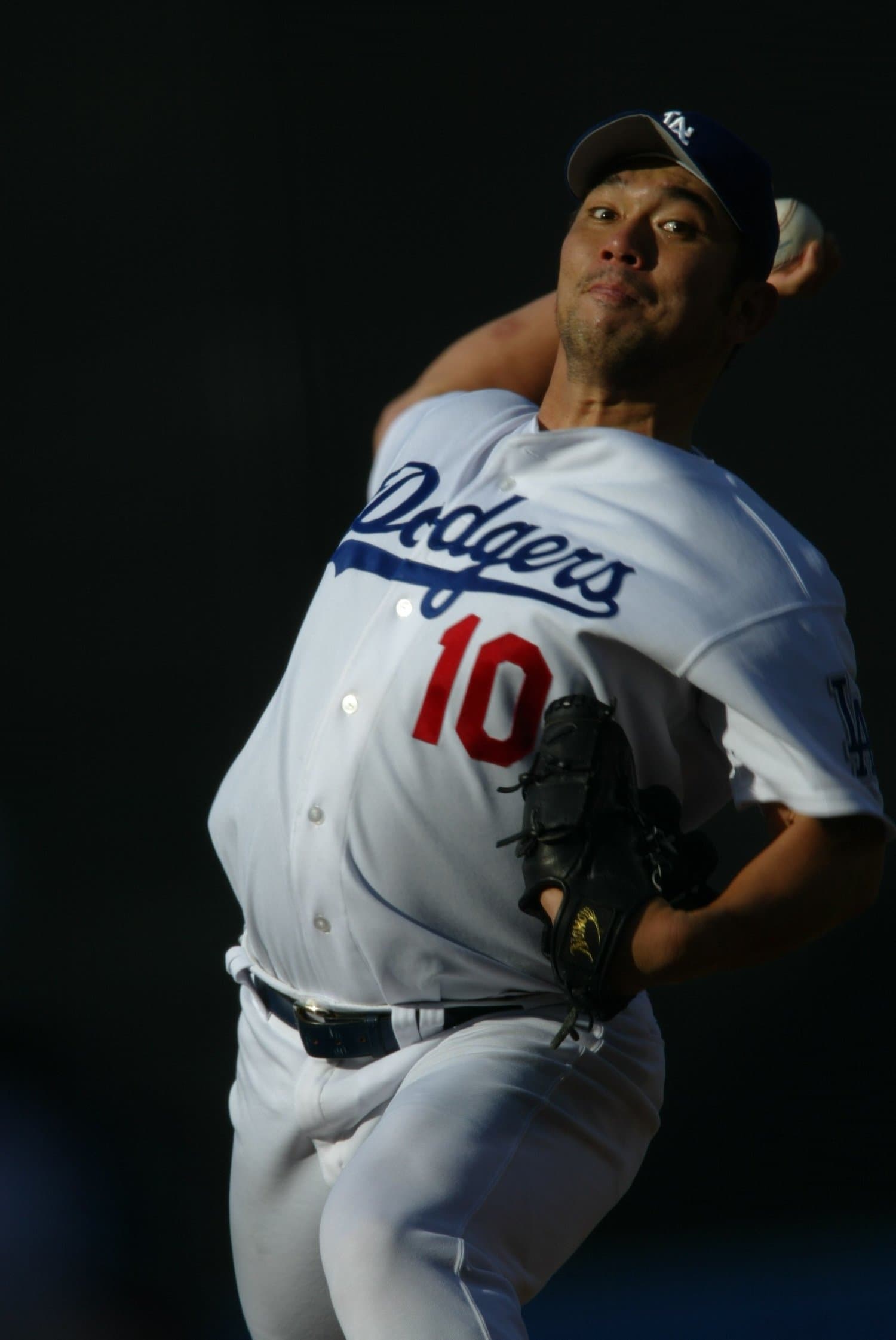 ドジャース時代の野茂英雄（2003年撮影）　©Koji Asakura